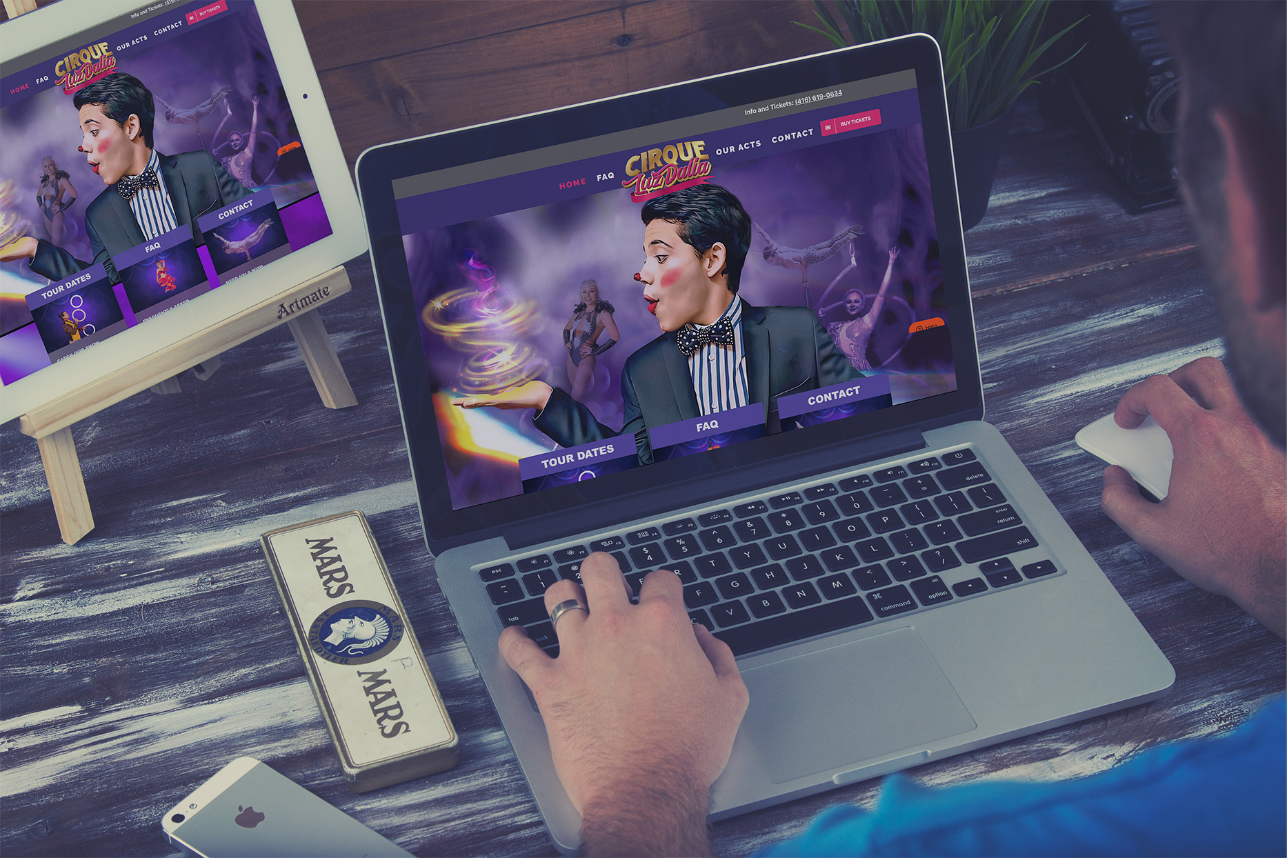 Circus Website Designs