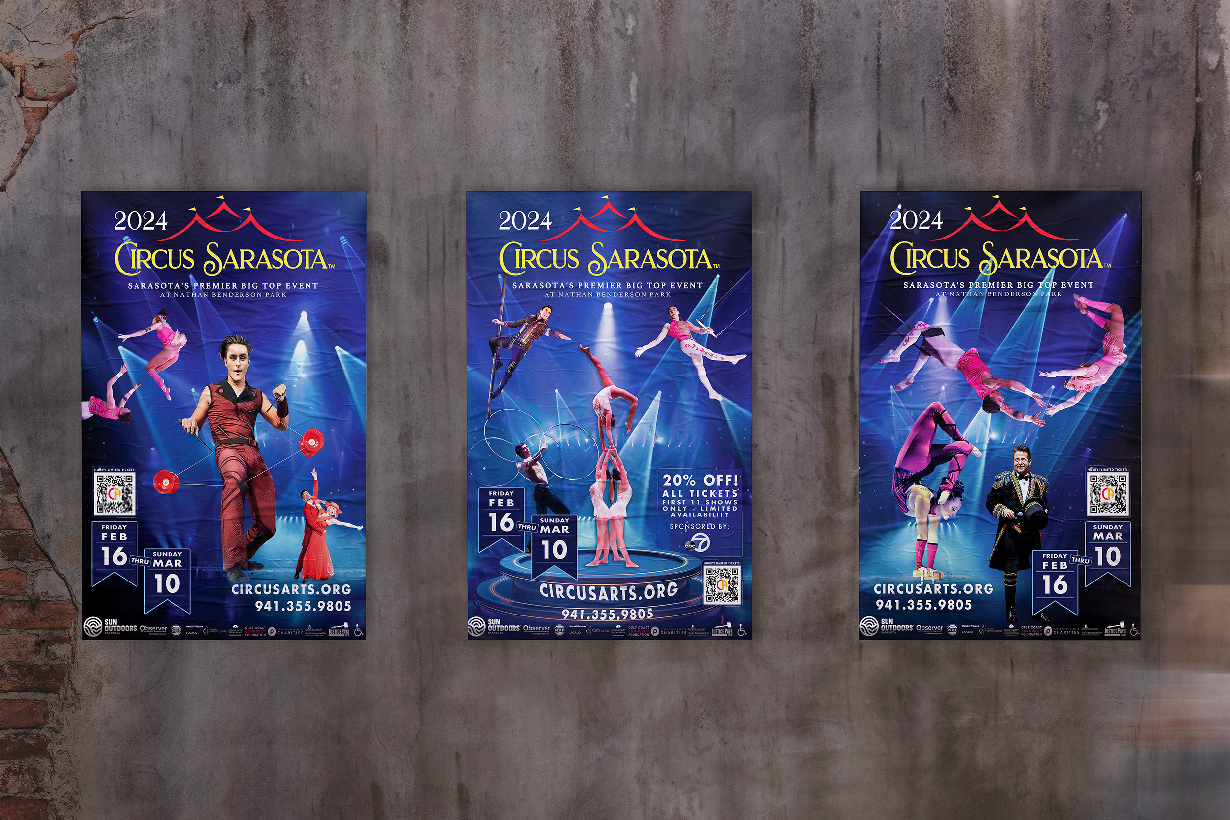 Circus Poster Designs